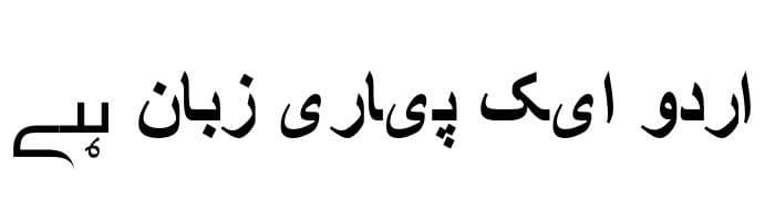 Arial Bold Italic free urdu font download