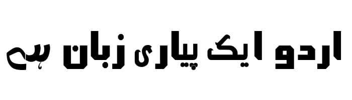 KacstPoster free urdu font download