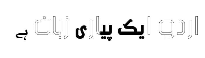 KacstTitleL free urdu font download